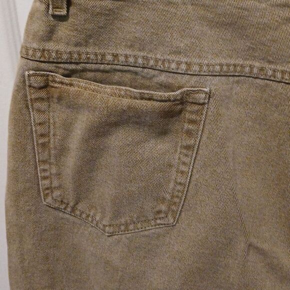Women's Relaxed Fit Tan Pants Size 22W from St John's Bay - Picture 8 of 8